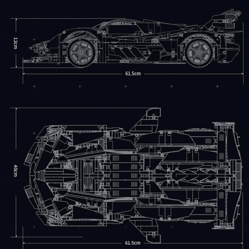 The Italian HyperConcept 3129pcs