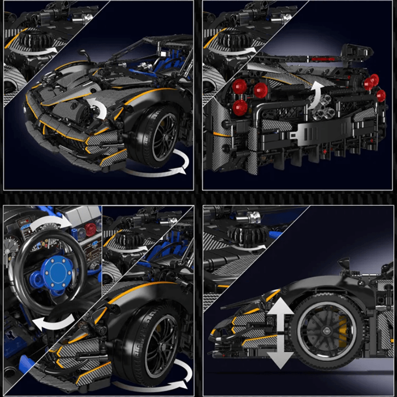 Carbon Italian Hypercar 4801pcs