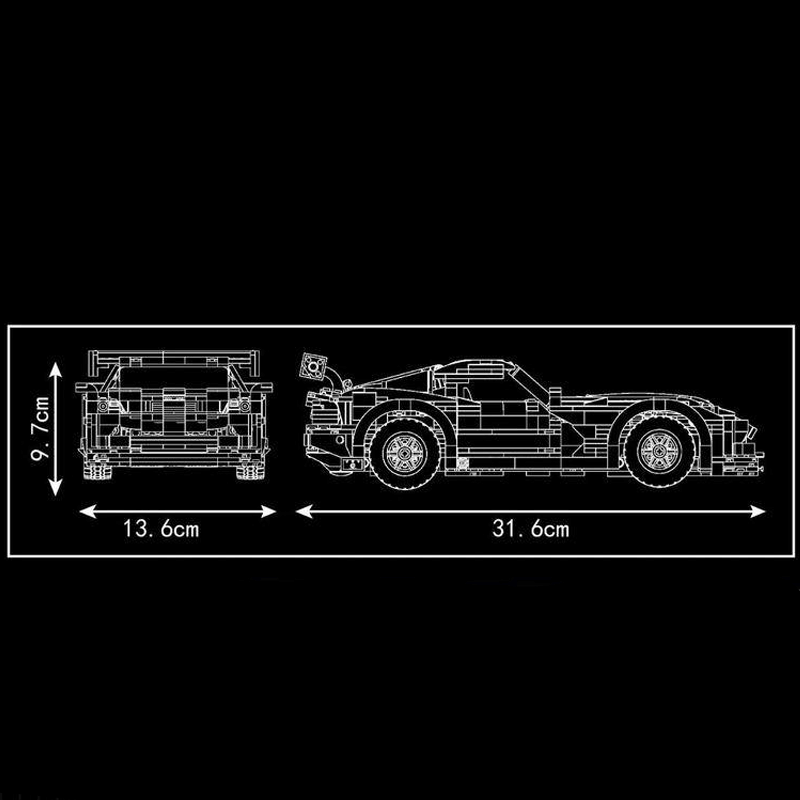 An American Supercar Icon 1235pcs