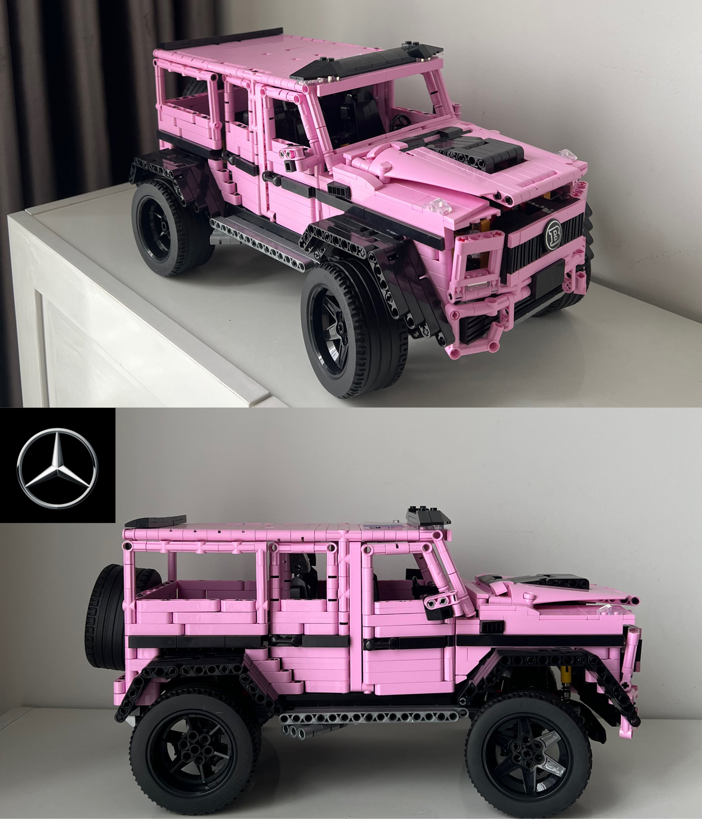 [LIMITED EDITION] PINK G CLASS TECHNIC CAR 1:8 - 2687PCS