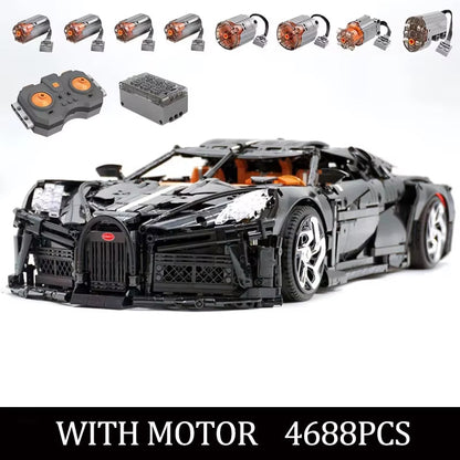 BUGATTI LA VOITURE NOIRE 1:8 - WITH MOTOR - 4688 PCS