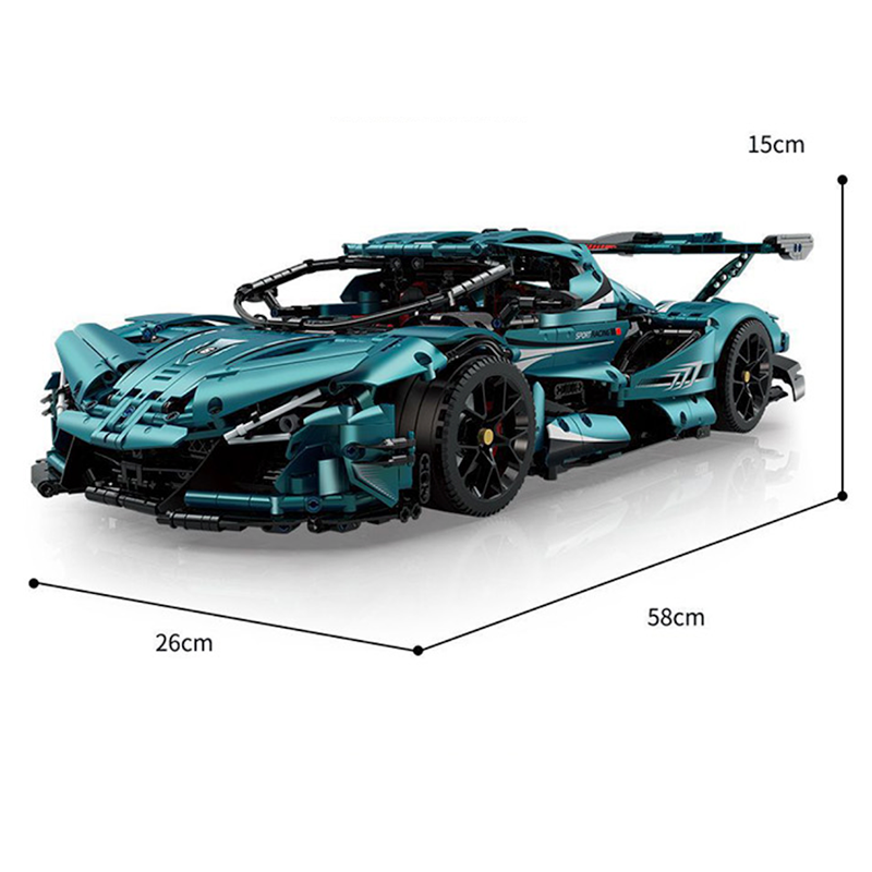 Satin Blue "Intense Emotion" Hypercar 3467pcs