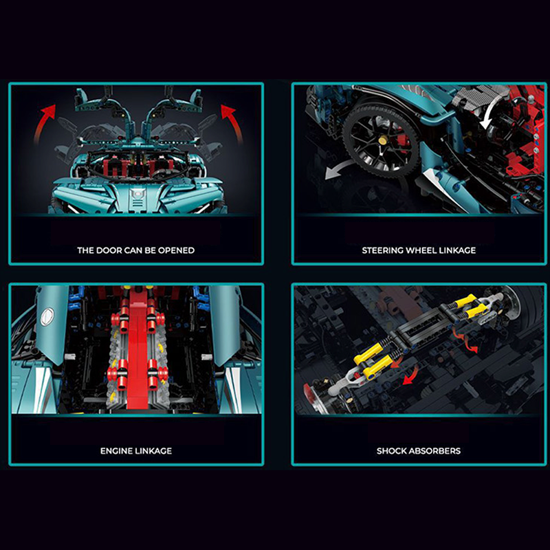 Satin Blue "Intense Emotion" Hypercar 3467pcs