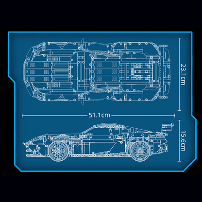 British GT Race Car 2267pcs