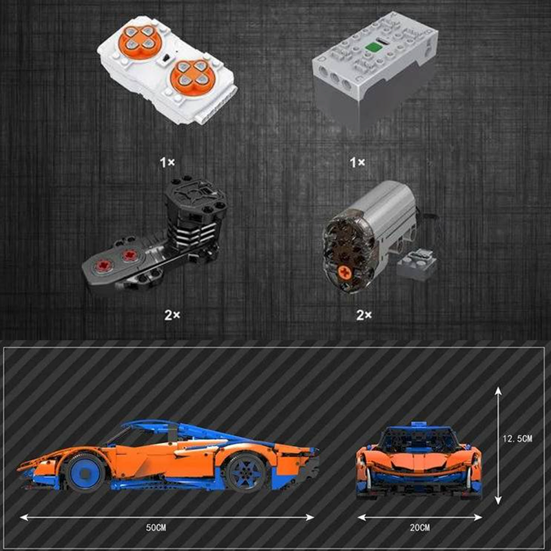 Remote Controlled British RaceTail 1817pcs