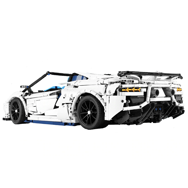 Remote Controlled Convertible White Bull 4037pcs