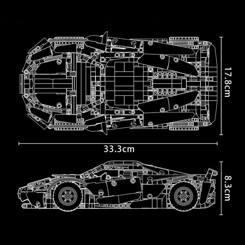 British Hypercar 1127pcs