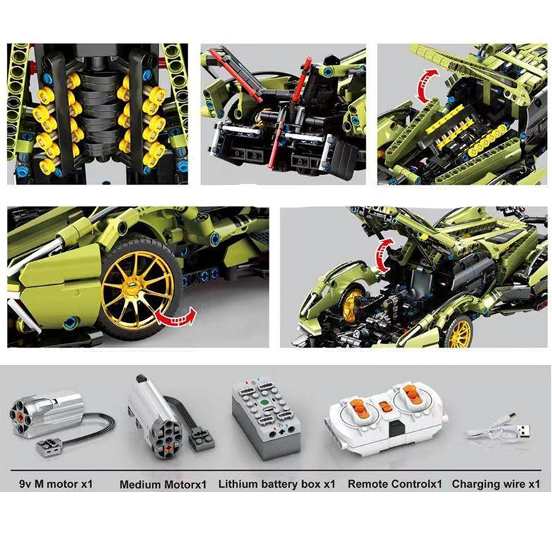 Remote Controlled Concept Bull 1038pcs